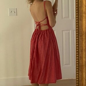 Red Gingham Sundress